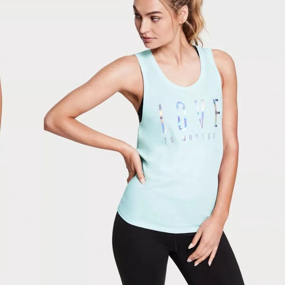 New Victoria Sport Victoria's Secret Keyhole-back tank top - Picture 4 of 8